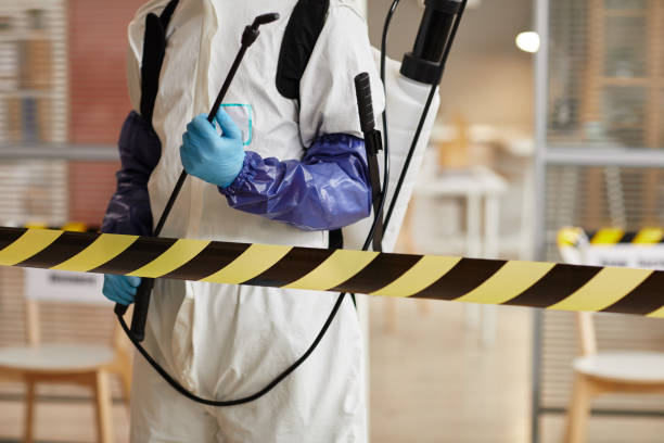 Professional Blood Cleanup technician working in Frenchtown, NJ